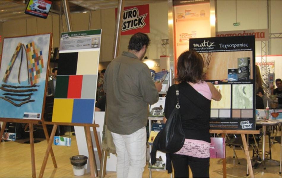 Με επιτυχία στέφθηκε η συμμετοχή της DUROSTICK στην έκθεση ΧΡΩΜΑ ΚΑΙ ΔΙΑΚΟΣΜΗΣΗ 2014