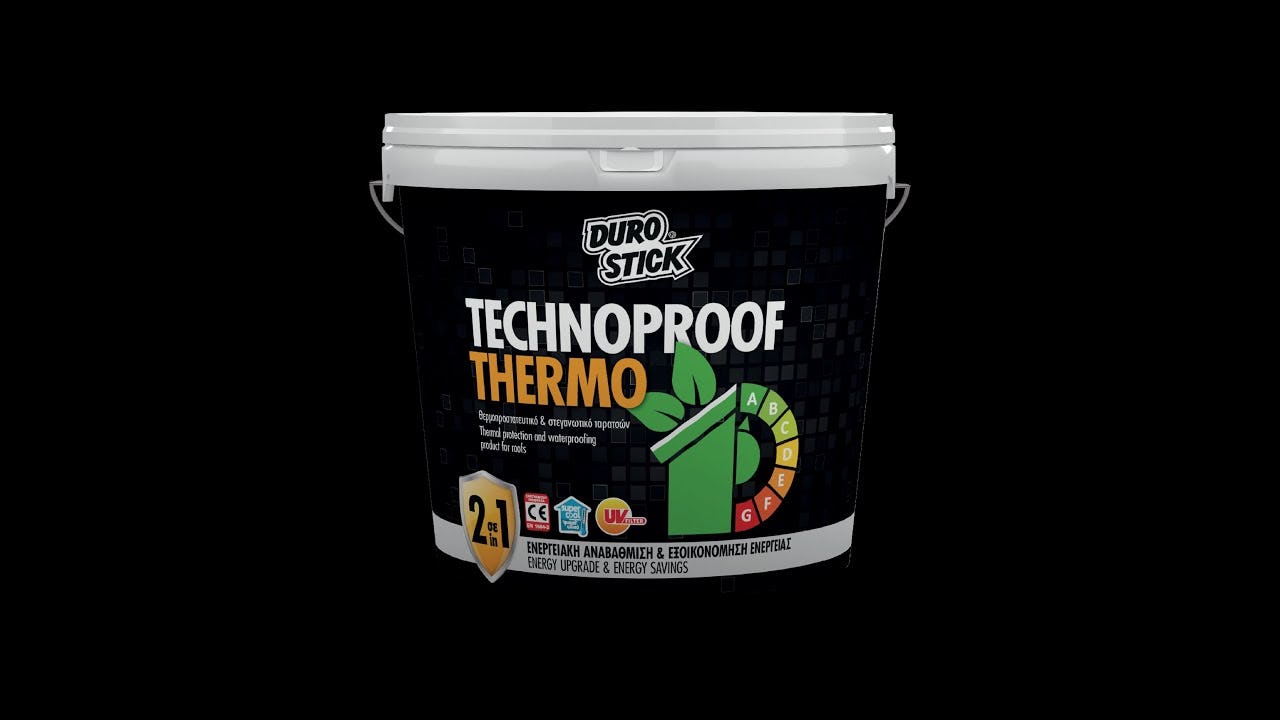 Waterproofing and thermal protection using Technoproof Thermo & Thermoelastic Colour