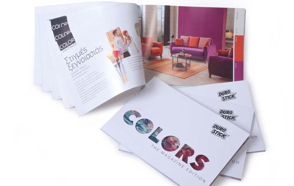COLORS the magazine edition… …αυτό είναι το ολοκαίνουργιο έντυπο των χρωμάτων της DUROSTICK