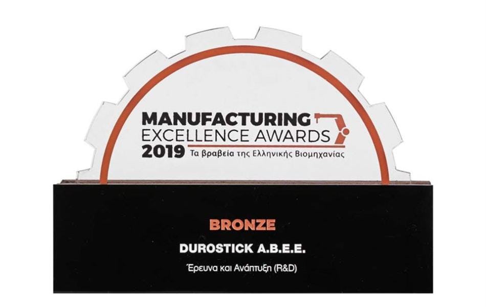 DUROSTICK was awarded for the innovation & the evolution of its building products