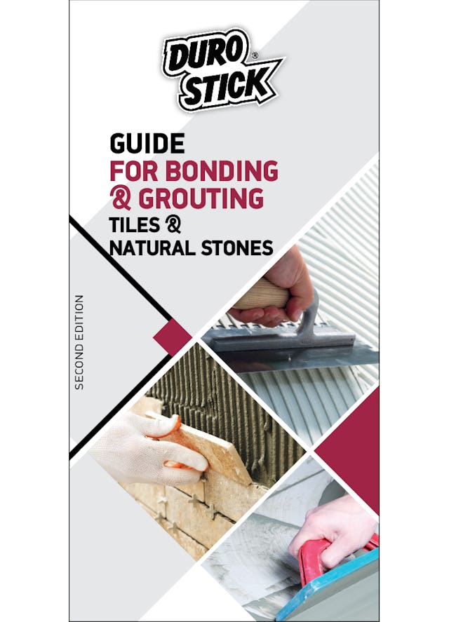 Brochure "Guide for bonding and grouting tiles and natural stones"